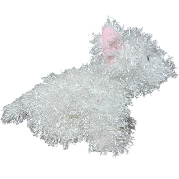 Webkinz Cotton Candy Bunny White Terrier Puppy Dog Pair NO Code Plush Animals - Picture 15 of 16